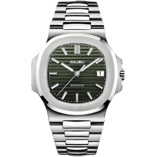 Seiko Nautilus Mod - Olive - Tempus Mods