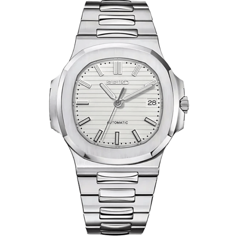 Seiko Nautilus Mod - White - Tempus Mods