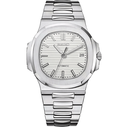 Seiko Nautilus Mod - White - Tempus Mods