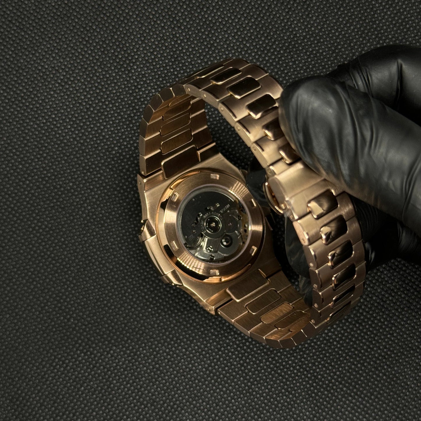 Seiko Nautilus Rose Gold Mod - Chocolate - Tempus Mods