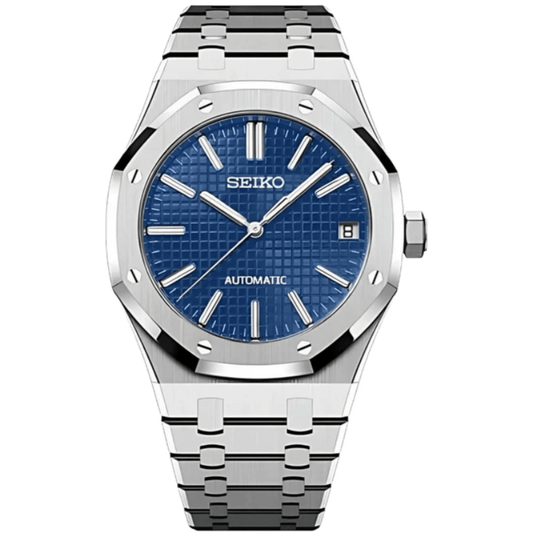 Seiko Royal Oak Mod - Navy Blue - Tempus Mods