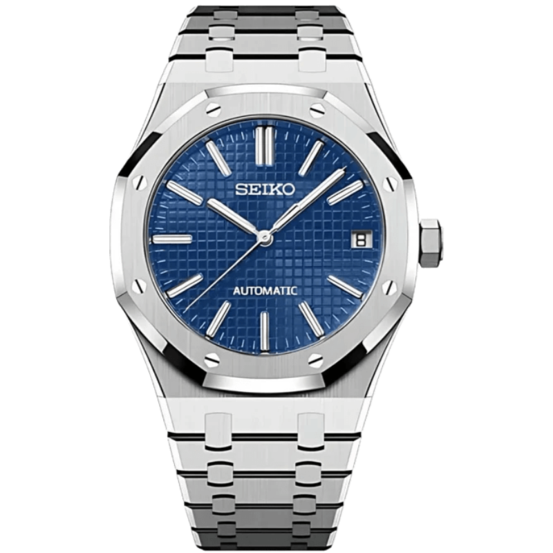 Seiko Royal Oak Mod - Navy Blue - Tempus Mods
