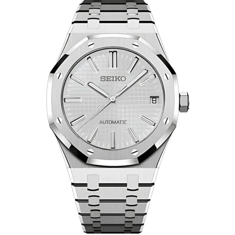 Seiko Royal Oak Mod - White - Tempus Mods