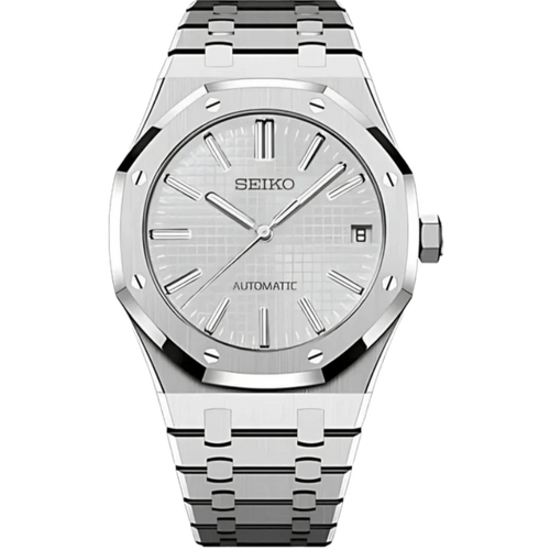 Seiko Royal Oak Mod - White - Tempus Mods
