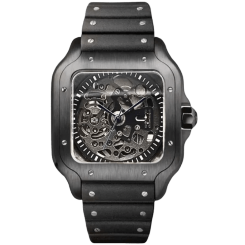 Seiko Santos Black Mod - Skeleton - Tempus Mods