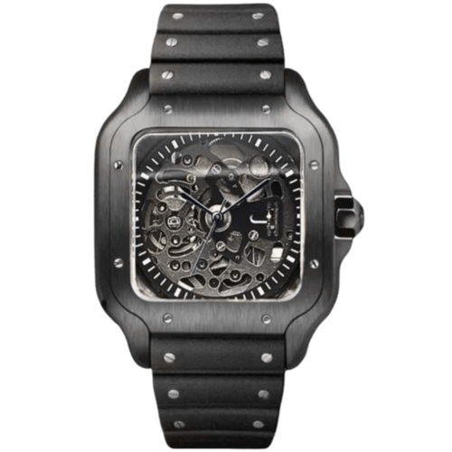 Seiko Santos Black Mod - Skeleton - Tempus Mods