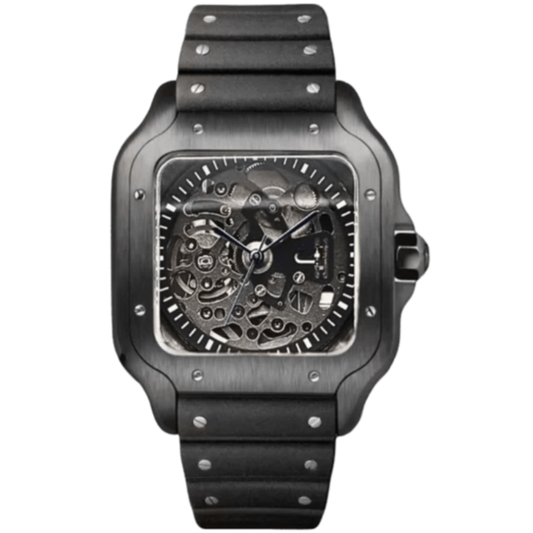 Seiko Santos Black Mod - Skeleton - Tempus Mods