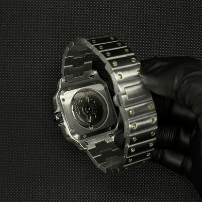 Seiko Santos F*ck 9 - 5 Mod Two - Tone - White - Tempus Mods