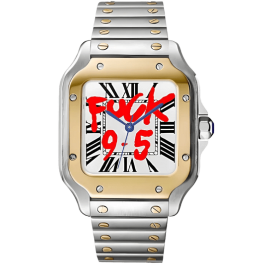 Seiko Santos F*ck 9 - 5 Mod Two - Tone - White - Tempus Mods
