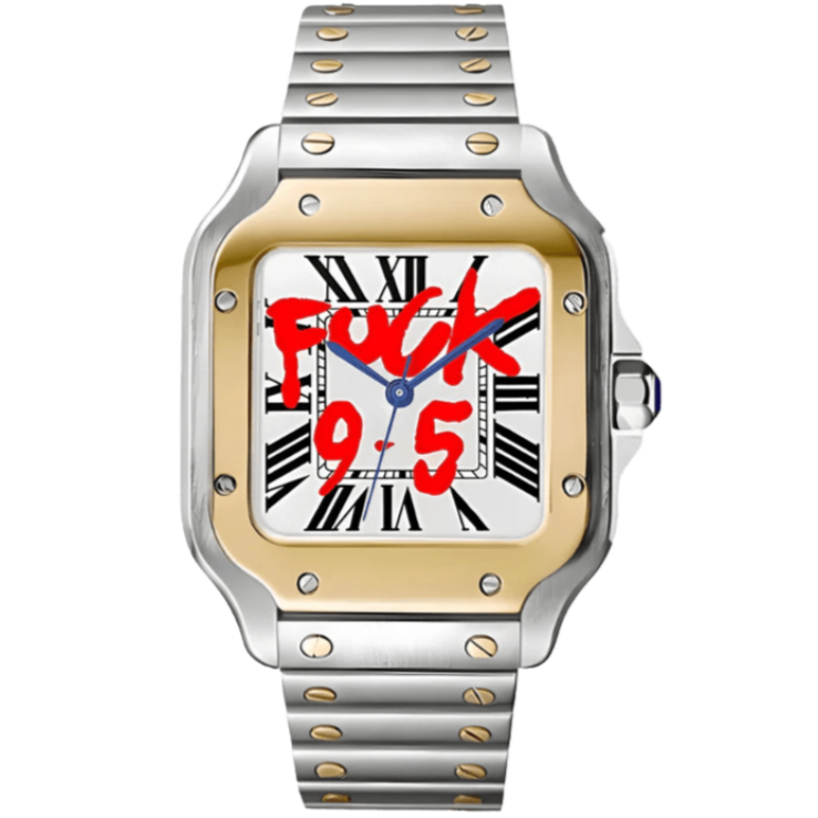 Seiko Santos F*ck 9 - 5 Mod Two - Tone - White - Tempus Mods