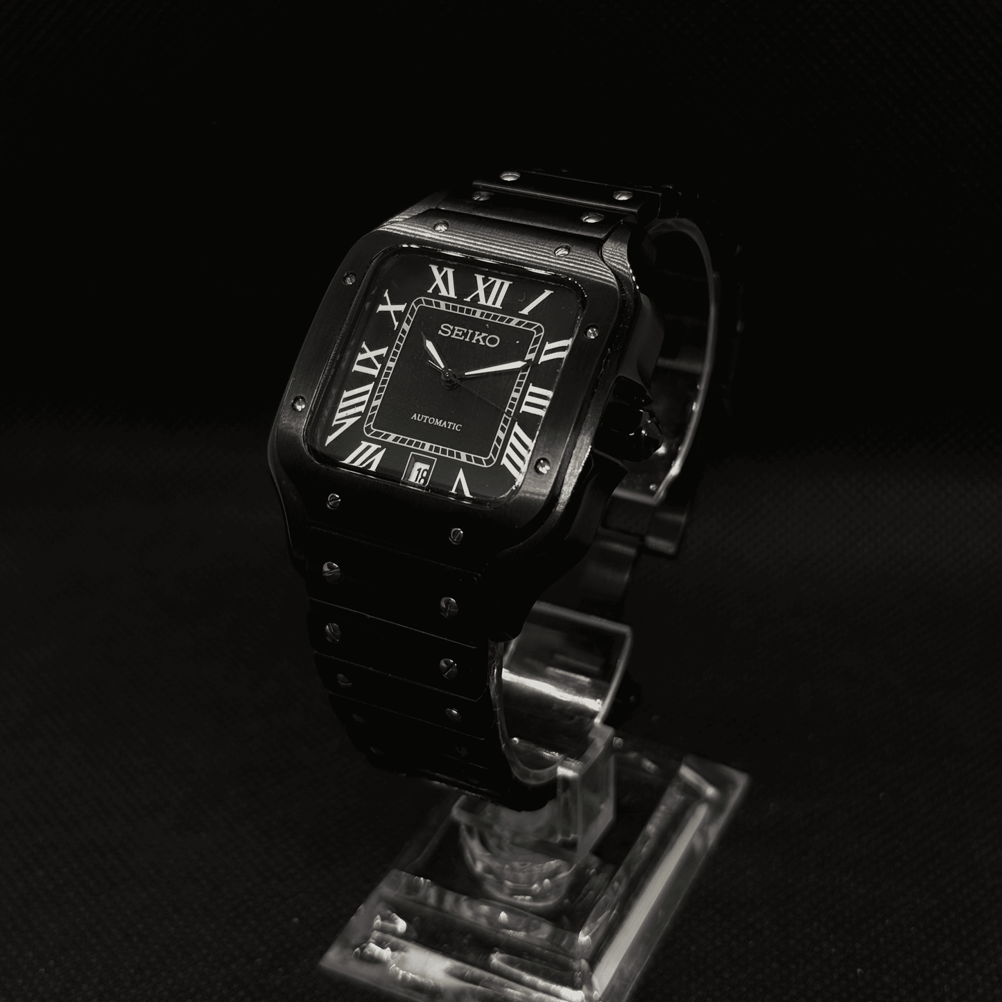 Seiko Santos Mod - All Black - Tempus Mods