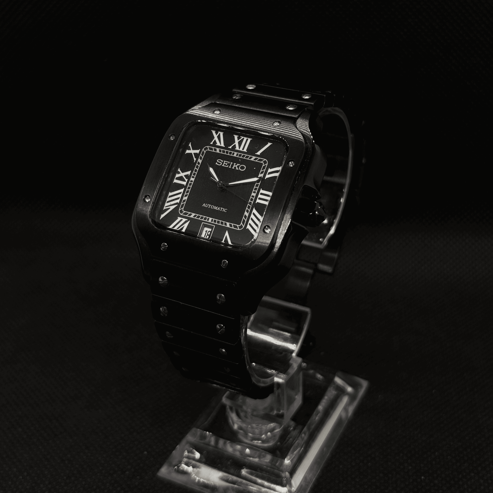Seiko Santos Mod - All Black - Tempus Mods