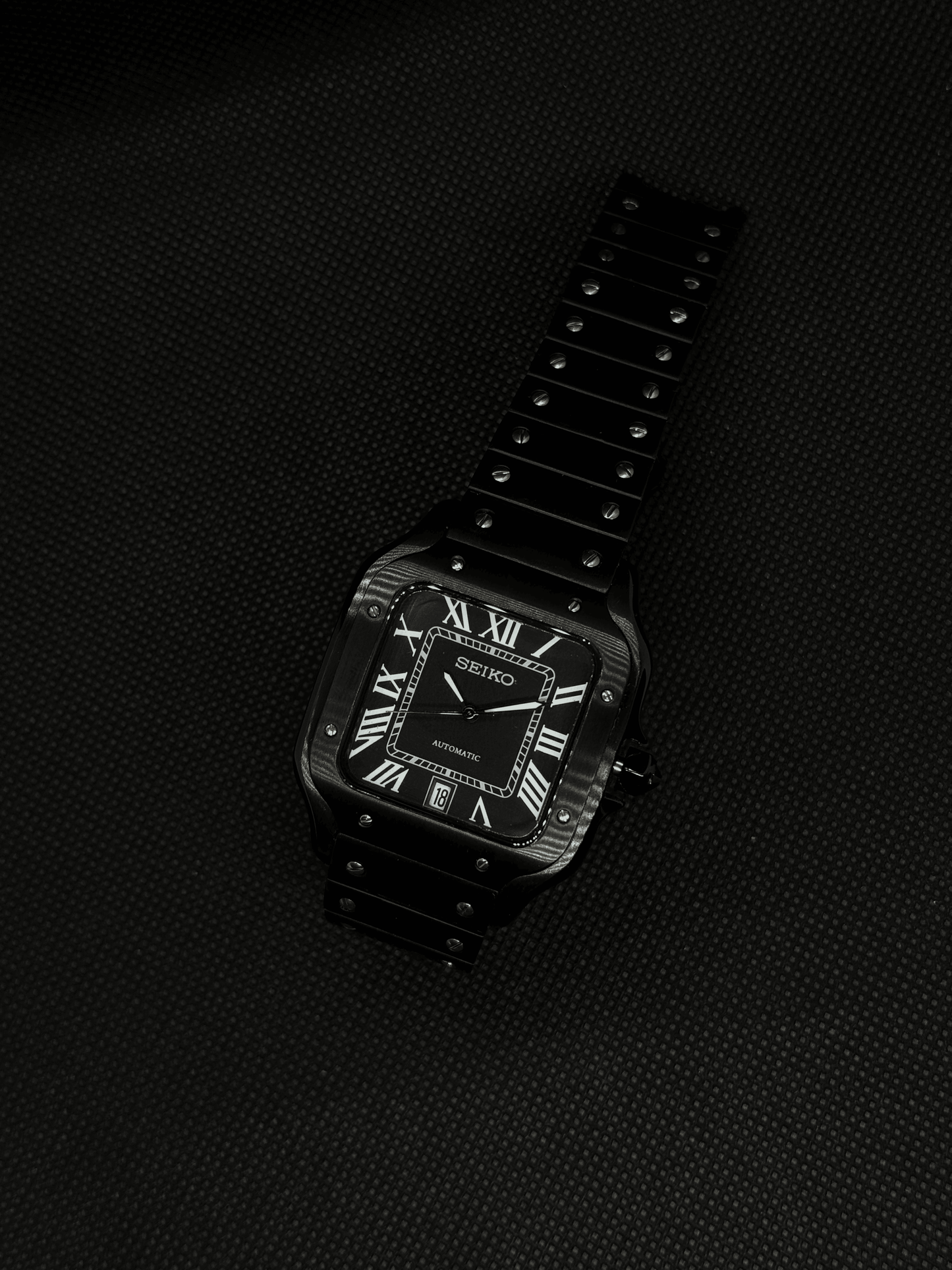 Seiko Santos Mod - All Black - Tempus Mods