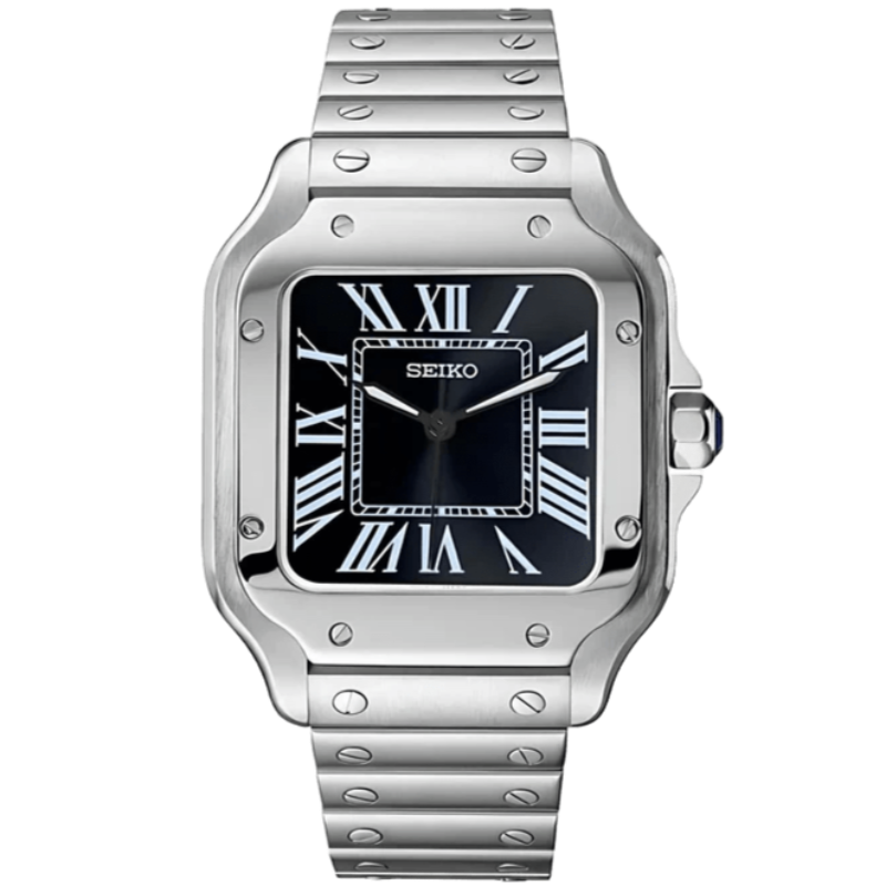 Seiko Santos Mod - Black - Tempus Mods