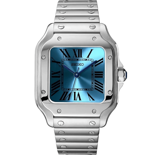 Seiko Santos Mod - Ice Blue - Tempus Mods